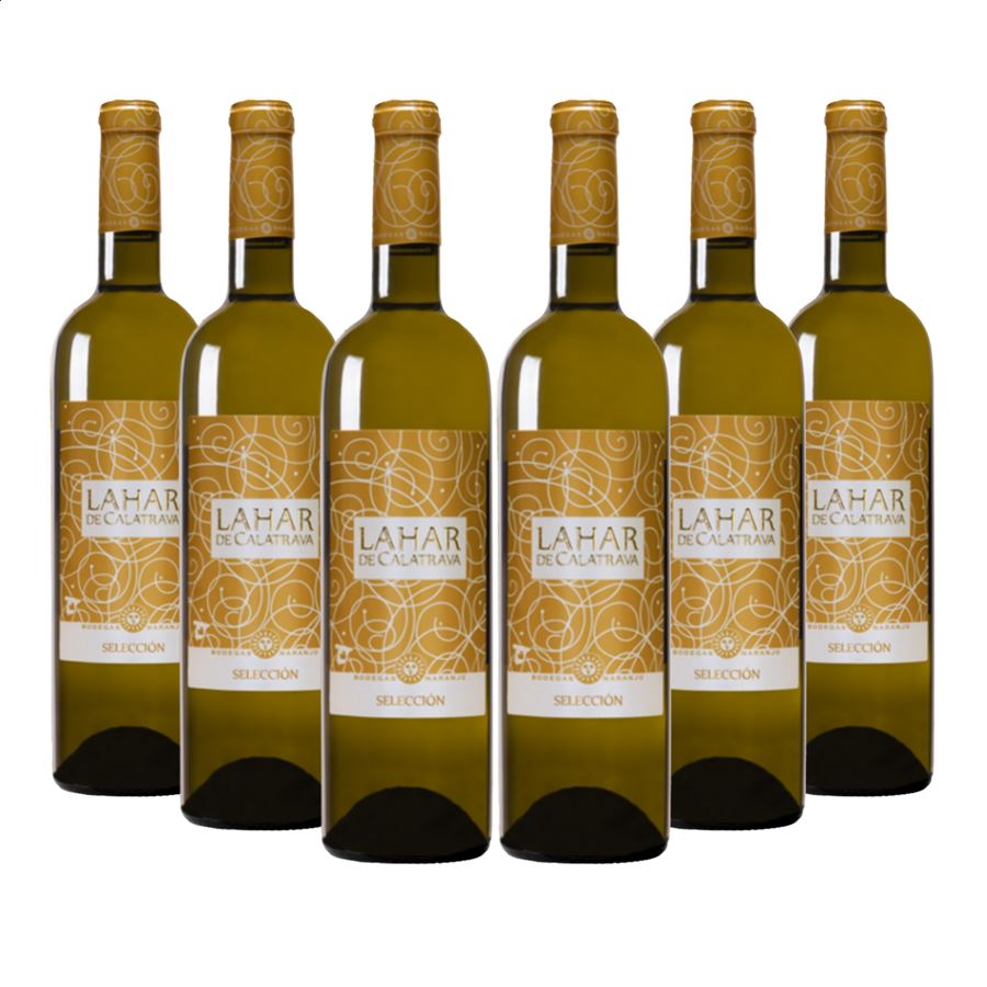 Bodegas Naranjo - Lahar de Calatrava Selección vino blanco IGP Tierra de Castilla del Campo de Calatrava 75cl, 6uds
