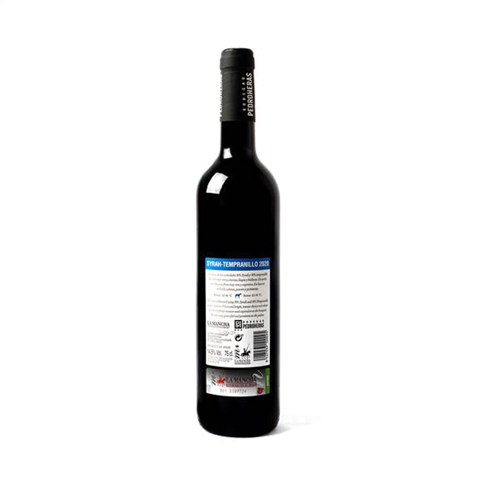 Bodegas Pedroheras - Vino tinto Syrah Tempranillo D.O.P La Mancha 75cl, 6uds