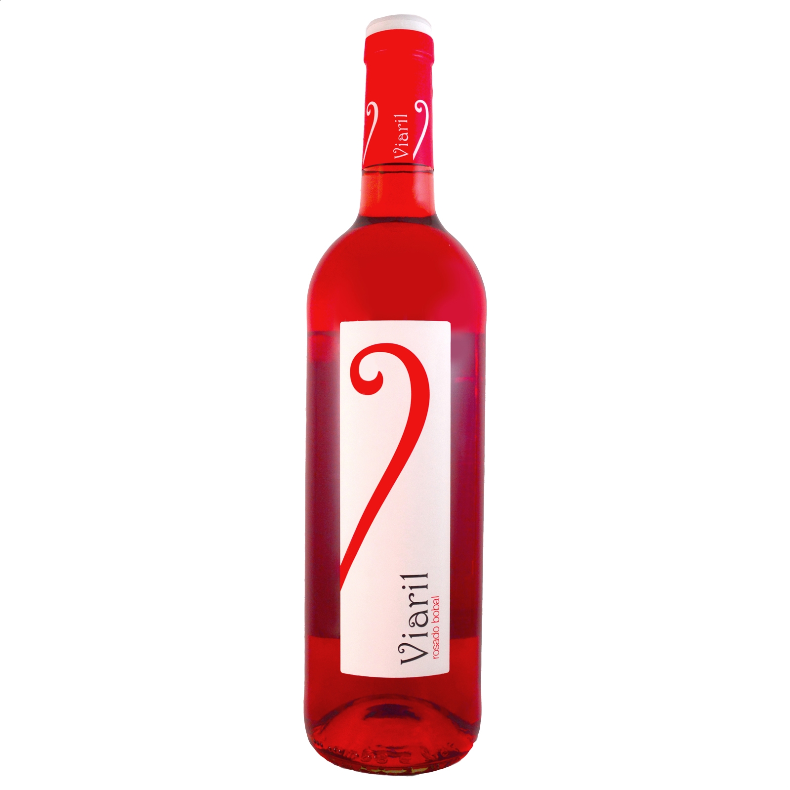 Viaril - Lote variado, vino blanco, rosado y tinto D.O.P. Manchuela, 75cl 3uds