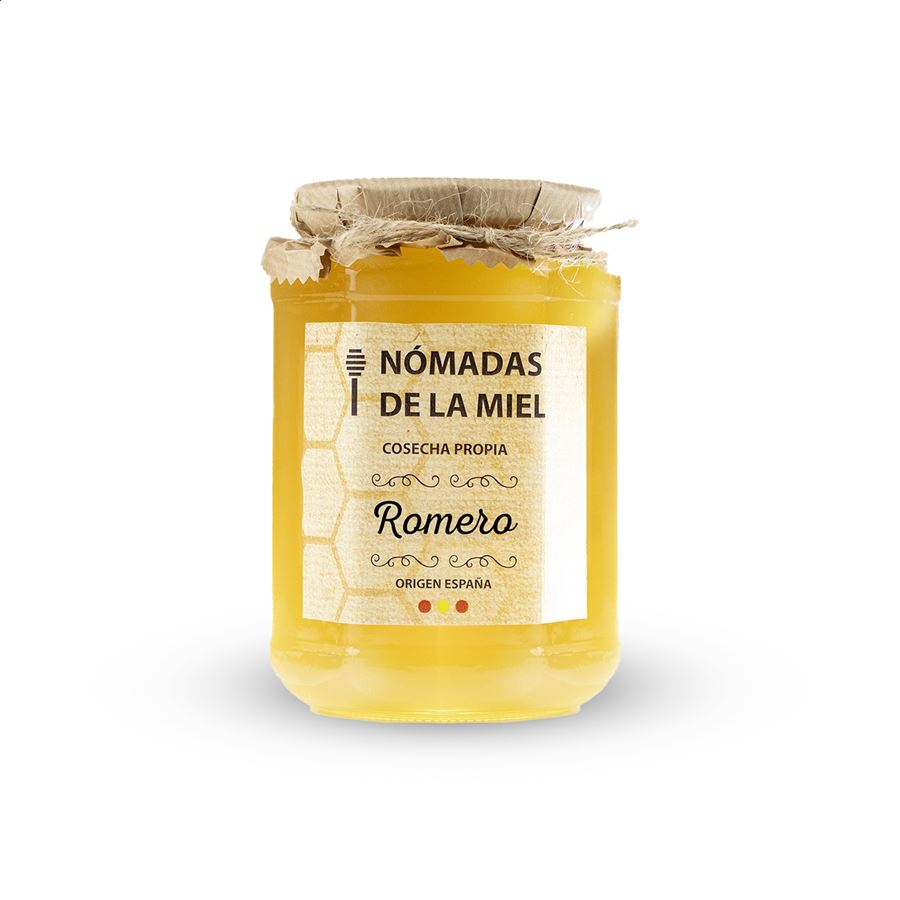 Nómadas de la miel - Miel de romero 1Kg, 1ud