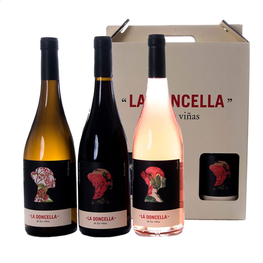 Bodegas Familia Conesa - Lote de vino La Doncella IGP Vino de la Tierra de Castilla 75cl, 3uds