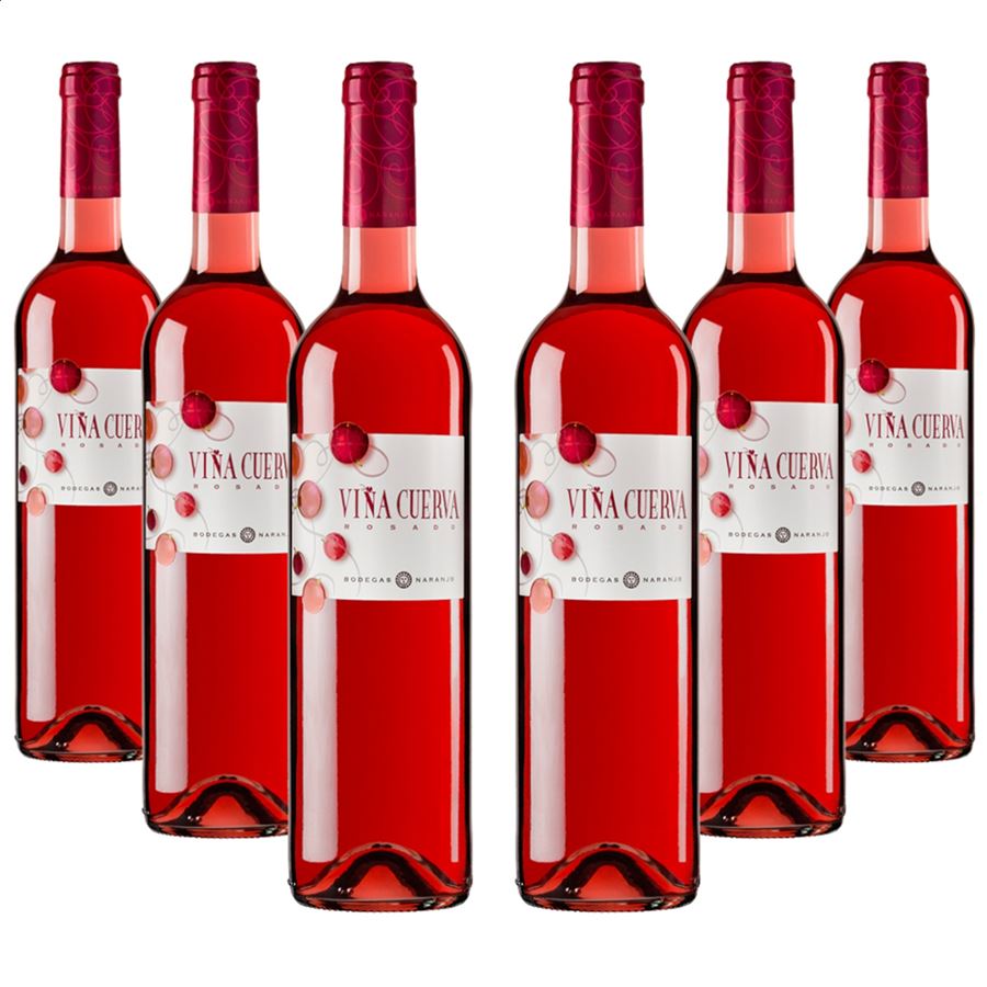 Bodegas Naranjo - Viña Cuerva Rosado - Vino rosado D.O.P. La Mancha, 75cl 6uds