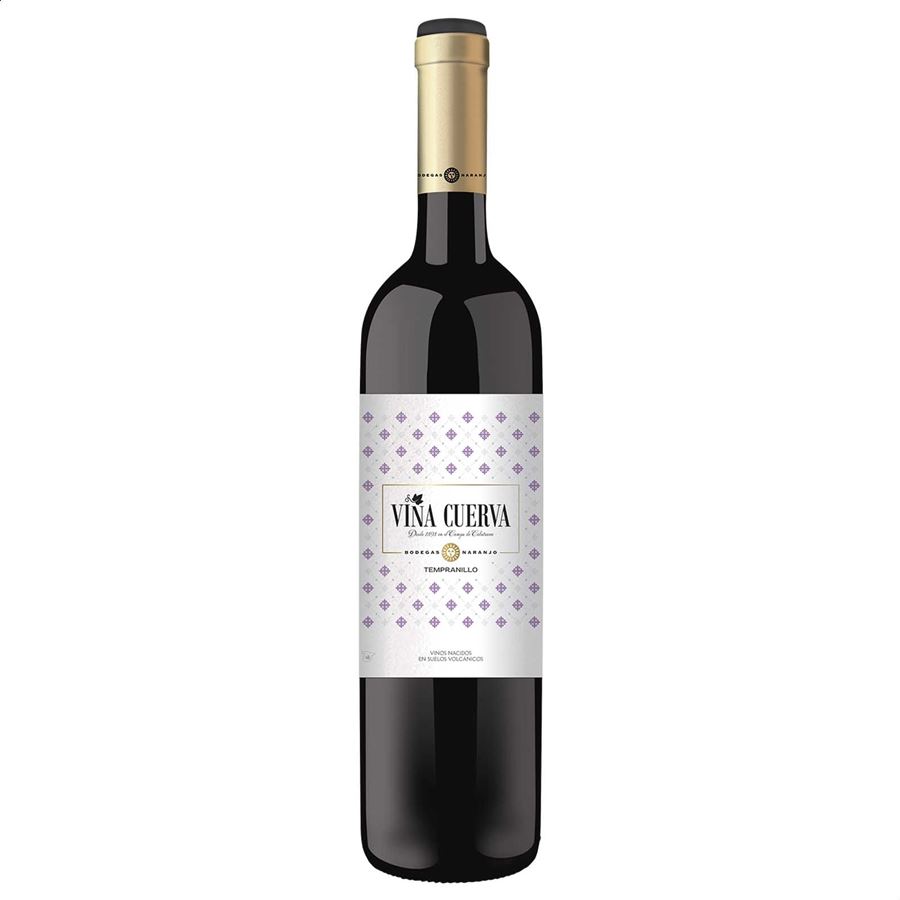Bodegas Naranjo - Viña Cuerva vino tinto joven IGP Tierra de Castilla del Campo de Calatrava 75cl, 6uds
