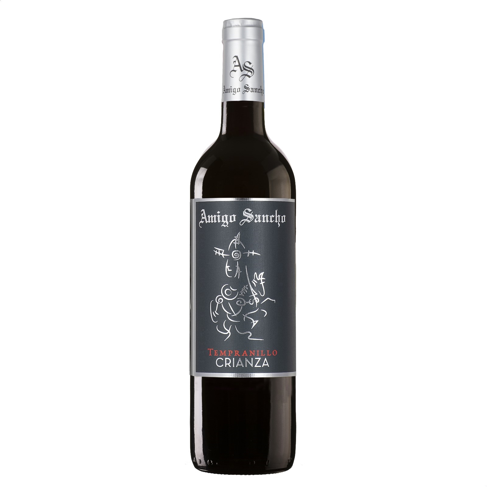 Bodegas San Isidro de Pedro Muñoz - Amigo Sancho Crianza Tinto D.O.P. La Mancha, 75cl, 6uds