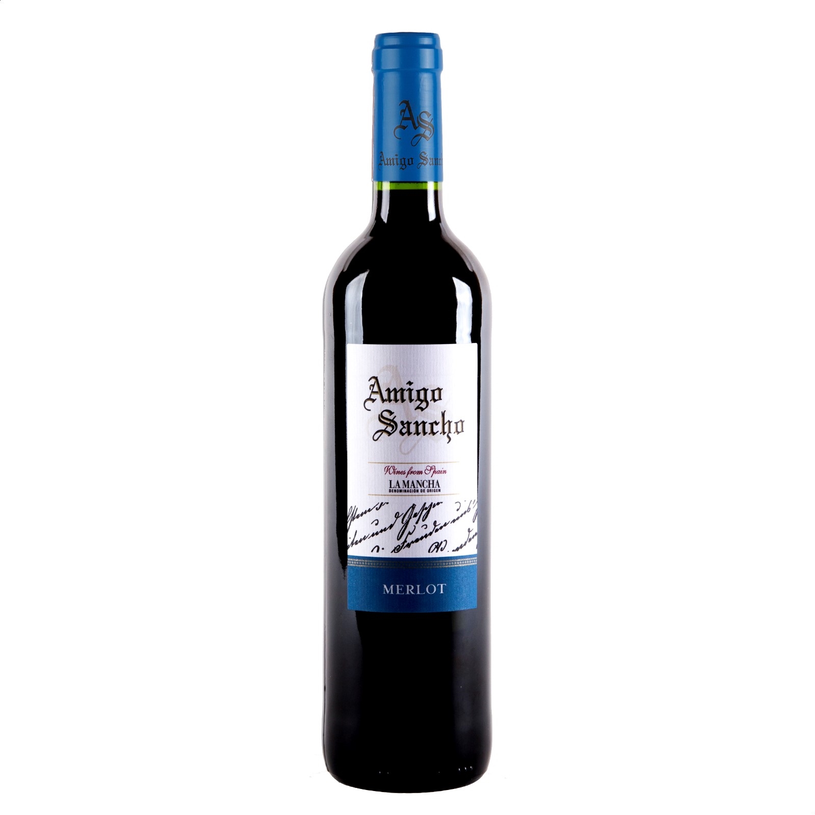 Bodegas San Isidro de Pedro Muñoz - Amigo Sancho Tintos D.O.P. La Mancha 75cl, 3uds