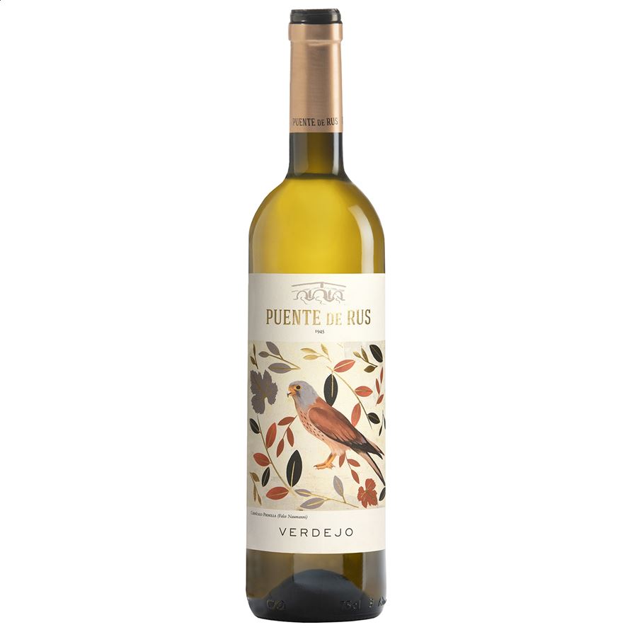 Bodegas Puente de Rus - Puente de Rus Verdejo vino blanco D.O.P. La Mancha 75cl, 6uds