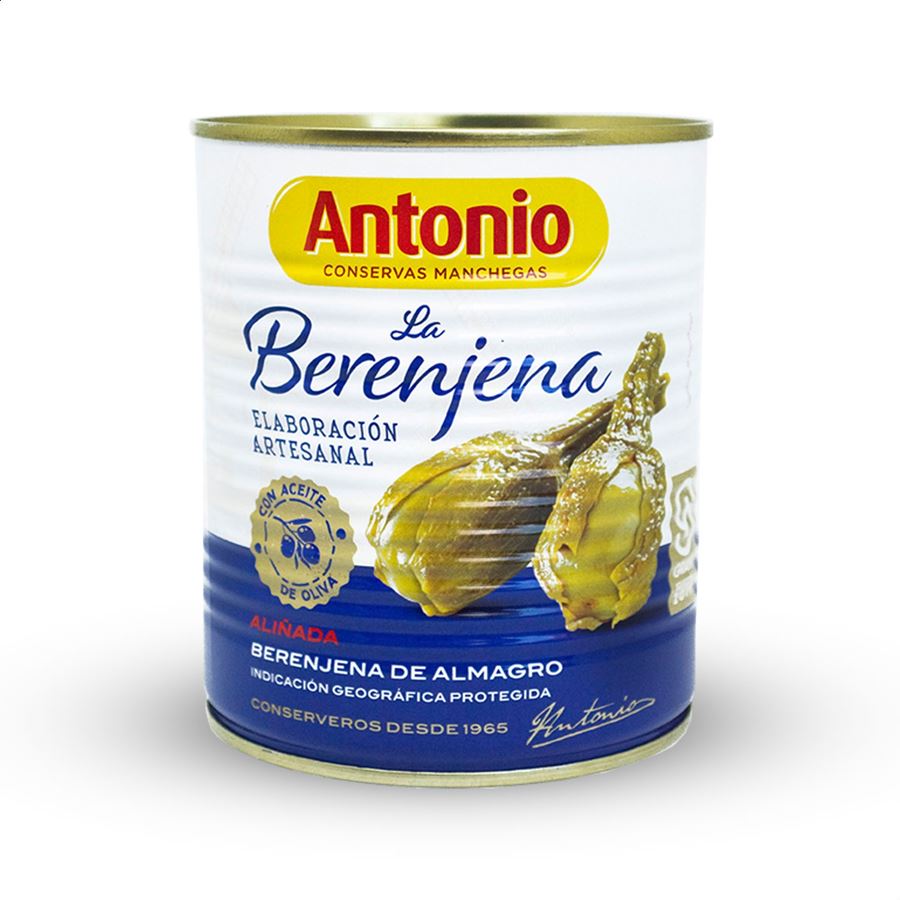 Conservas Antonio - Berenjena Aliñada IGP Berenjena de Almagro 800gr, 12uds