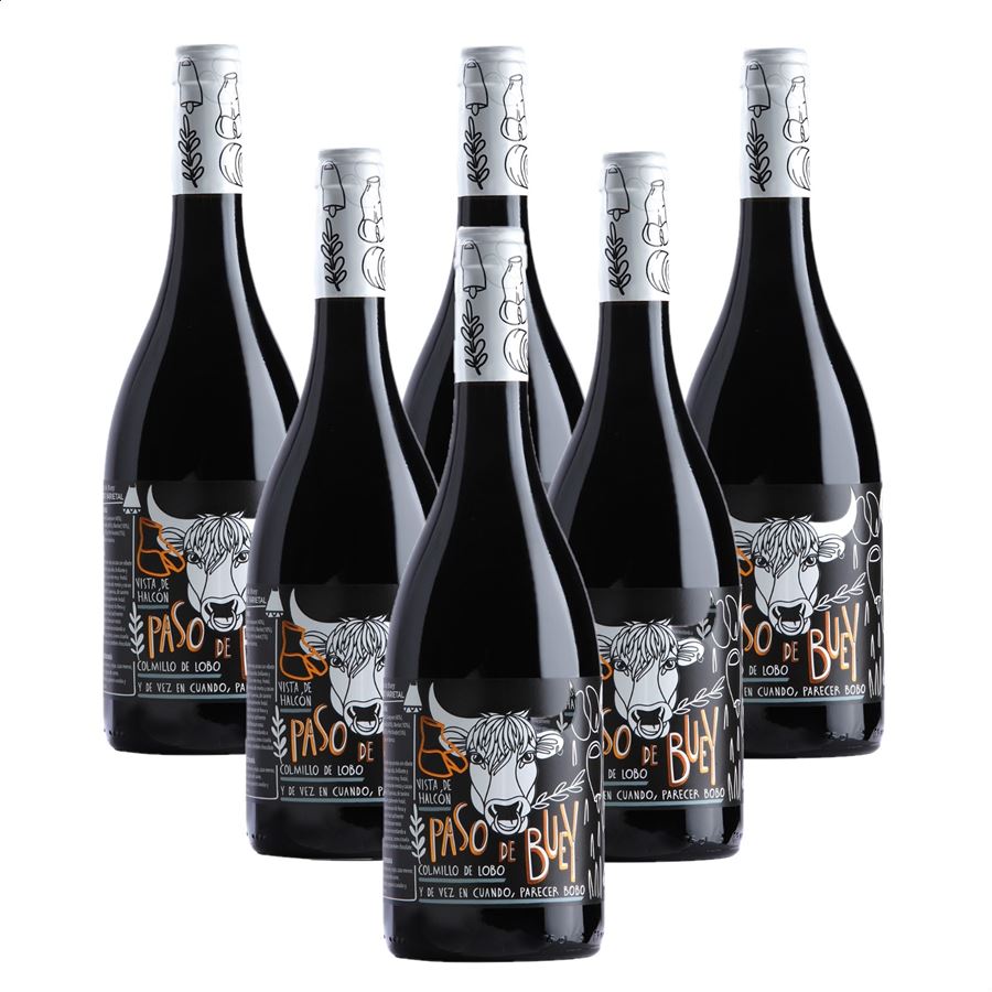 Bodegas Puente de Rus - Paso de Buey vino tinto IGP Tierra de Castilla, 75cl, 6uds