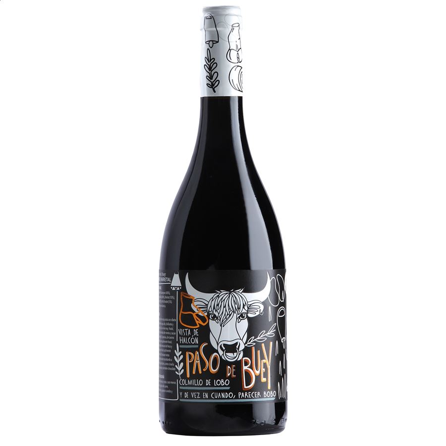Bodegas Puente de Rus - Paso de Buey vino tinto IGP Tierra de Castilla, 75cl, 6uds