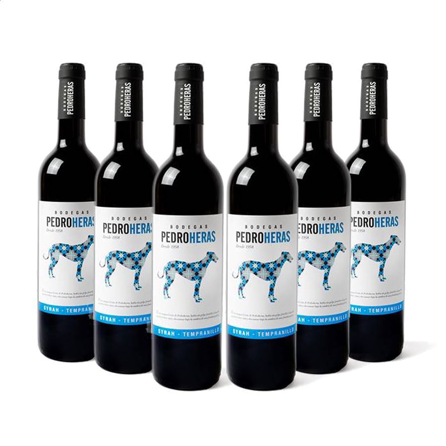 Bodegas Pedroheras - Vino tinto Syrah Tempranillo D.O.P La Mancha 75cl, 6uds