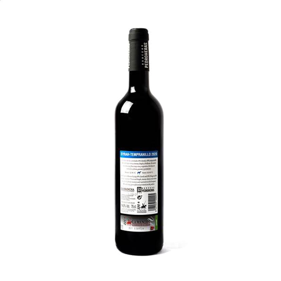 Bodegas Pedroheras - Vino tinto Syrah Tempranillo D.O.P La Mancha 75cl, 6uds