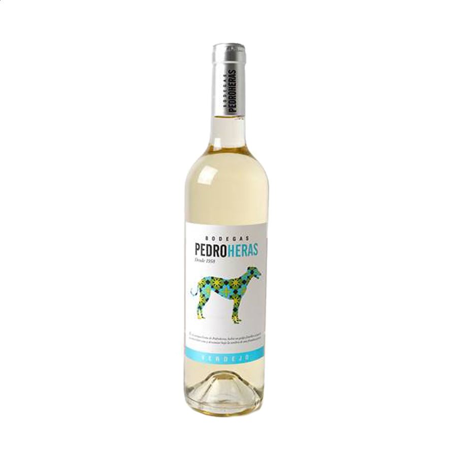 Bodegas Pedroheras - Vino blanco Verdejo D.O.P La Mancha 75cl, 6uds
