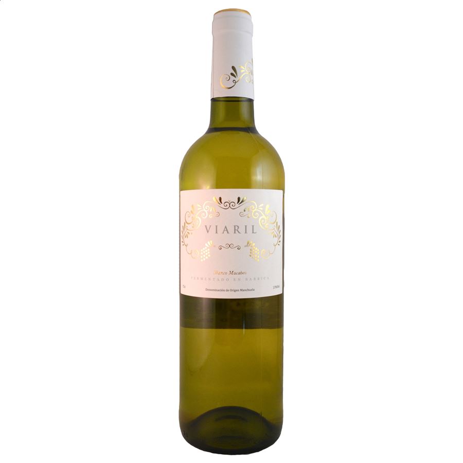 Viaril - Lote variado vino blanco D.O.P. Manchuela, 75cl 6uds