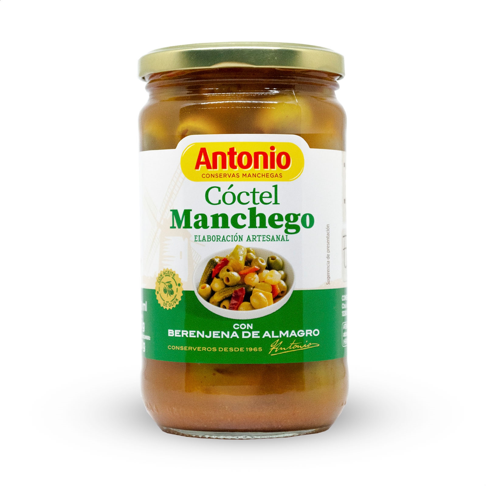 Conservas Antonio - Cóctel Manchego 550gr, 12uds