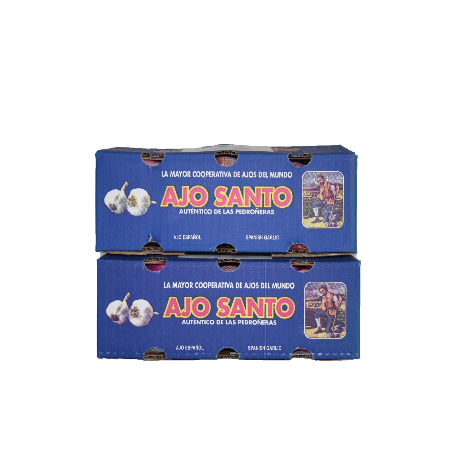 Cooperativa El Santo – Ajo Morado en mallas IGP Ajo Morado de Las Pedroñeras, 4Kg