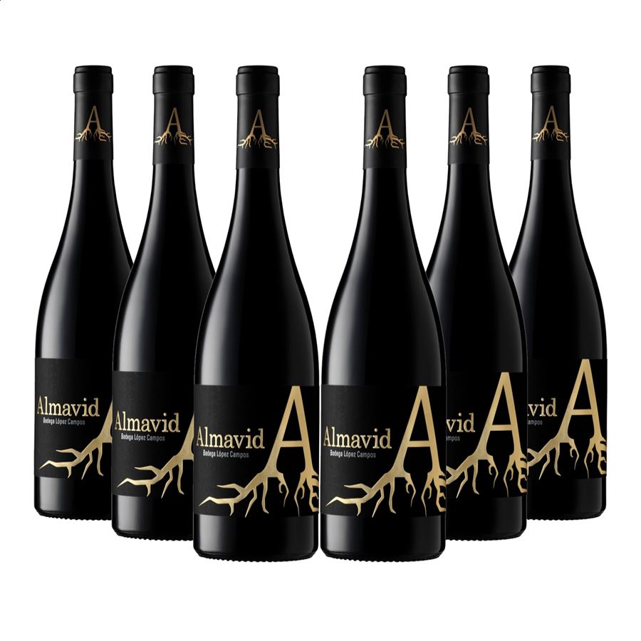 Almavid - Syrah crianza vino tinto D.O.P. Méntrida 75cl, 6uds