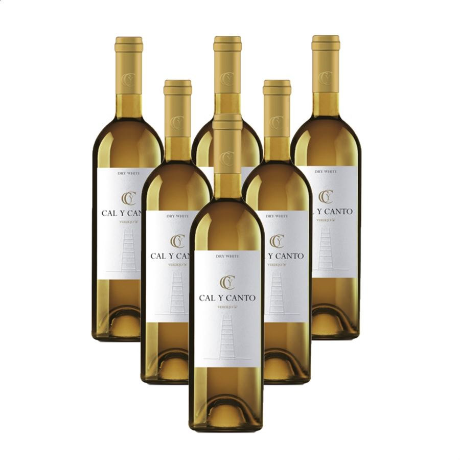 Bodegas Isidro Milagro - Vino blanco cal y canto verdejo IGP Vino de la Tierra de Castilla 75cl, 6uds