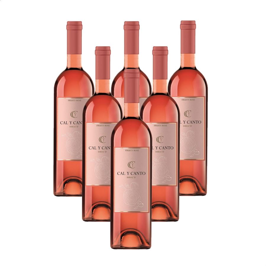 Bodegas Isidro Milagro - Vino rosado cal y canto syrah IGP Vino de la Tierra de Castilla 75cl, 6uds