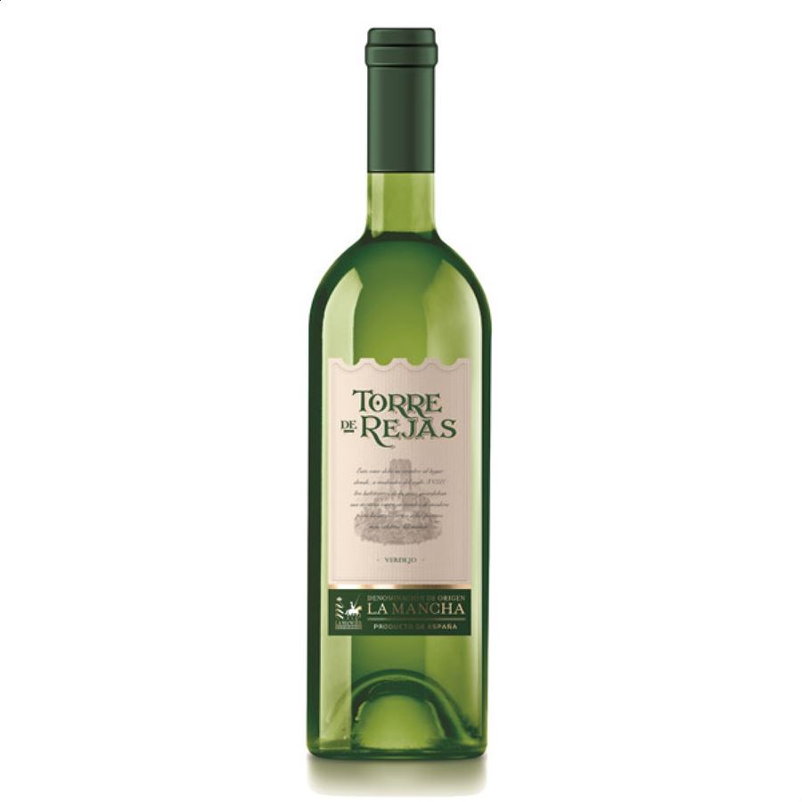 Bodegas Isidro Milagro - Vino blanco torres de rejas verdejo D.O. La Mancha 75cl, 6uds