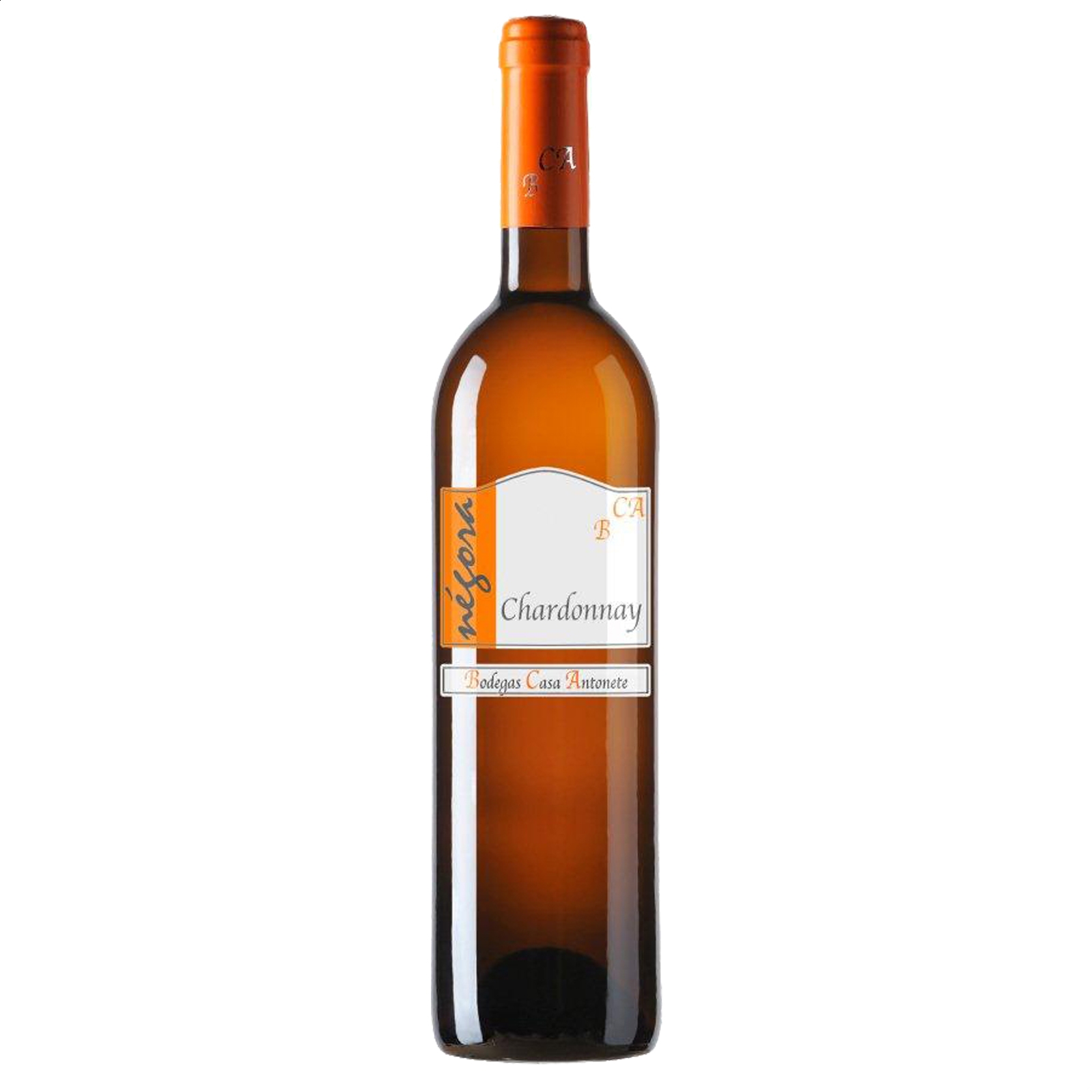 Casa Antonete - Négora vino blanco chardonnay D.O.P. La Mancha 75cl, 6uds