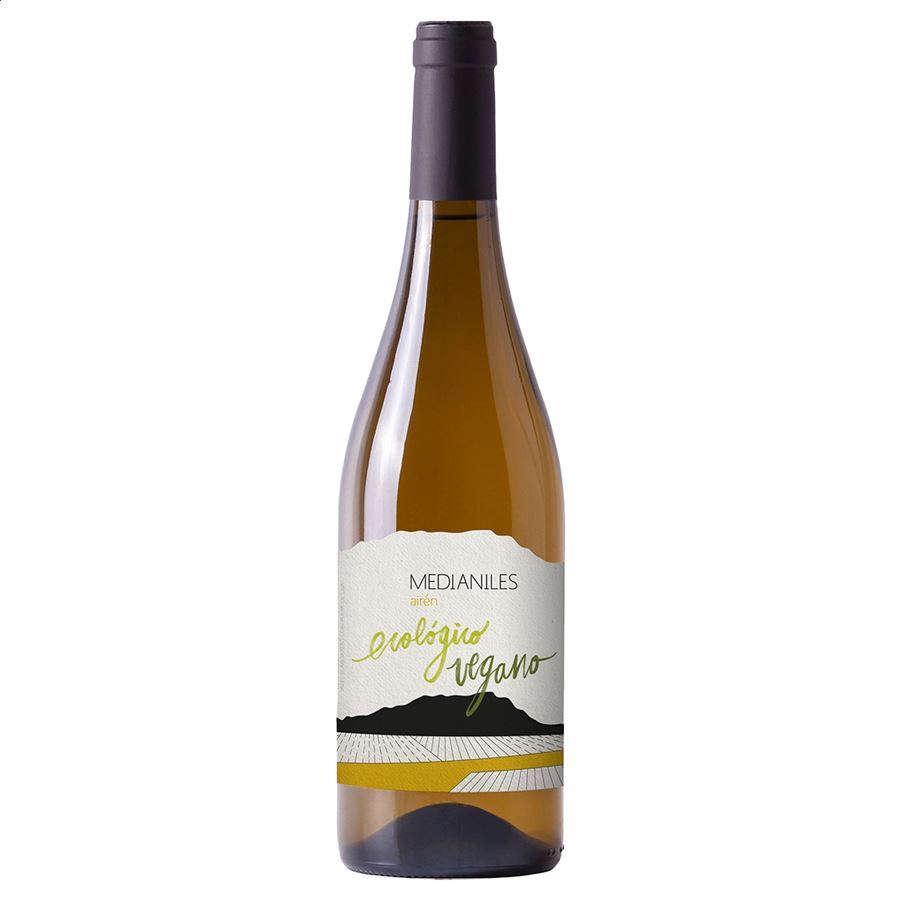 Bodegas El Progreso - Medianiles Airén Ecológico vino blanco IGP Vino de la Tierra de Castilla 75cl, 6uds