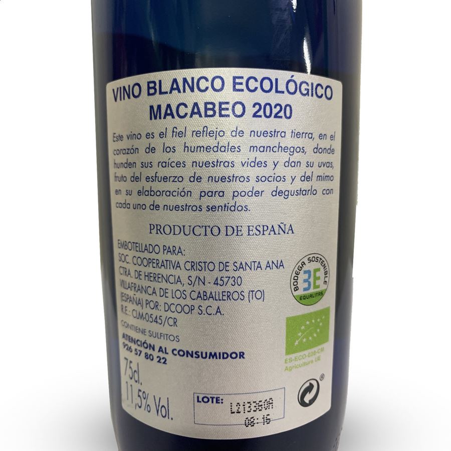 Velador - Estuche de Vinos Ecológicos D.O.P. La Mancha 75cl, 3uds
