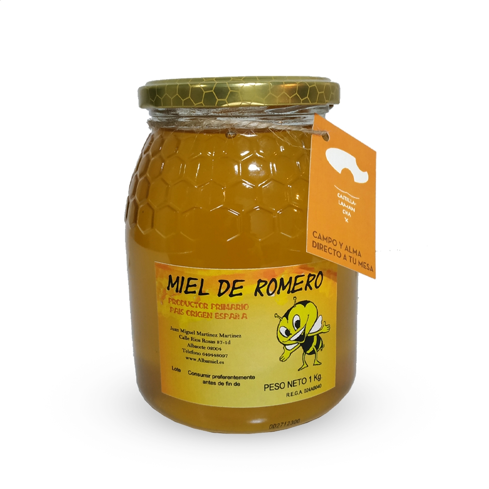Albamiel - Miel de romero 1Kg, 1ud