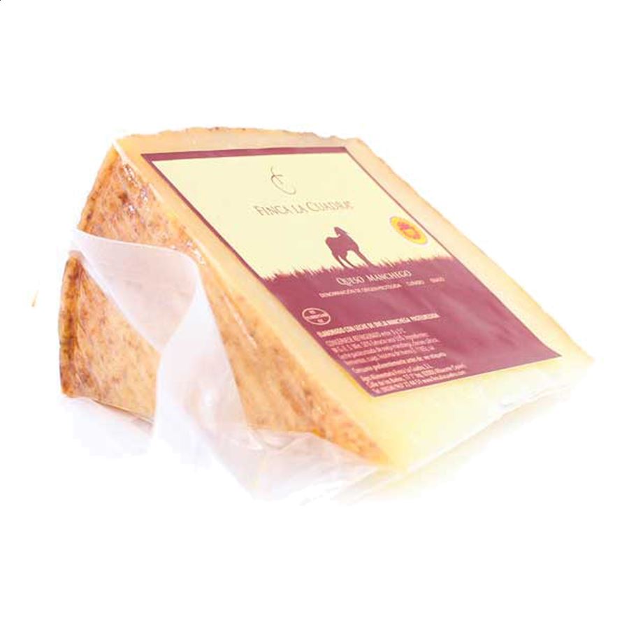 Finca La Cuadra - Lote variado queso de leche pasteurizada D.O.P. Queso Manchego cuñas de 650g, 3uds