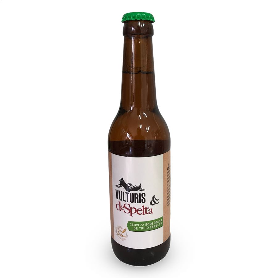 Despelta-Vulturis - Cerveza artesanal de espelta ecológica 330ml, 12uds