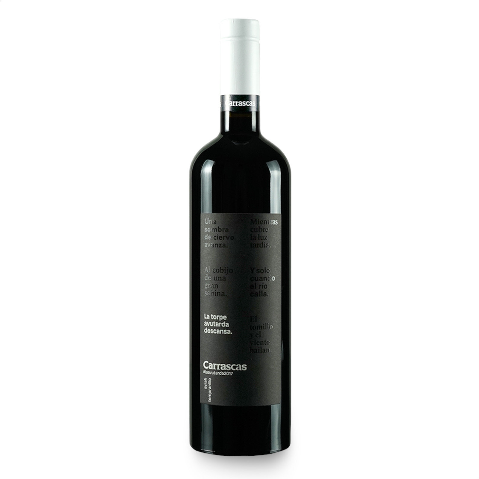 Bodega Carrascas - La torpe avutarda descansa vino tinto IGP Vino de la Tierra de Castilla 75cl, 1ud-