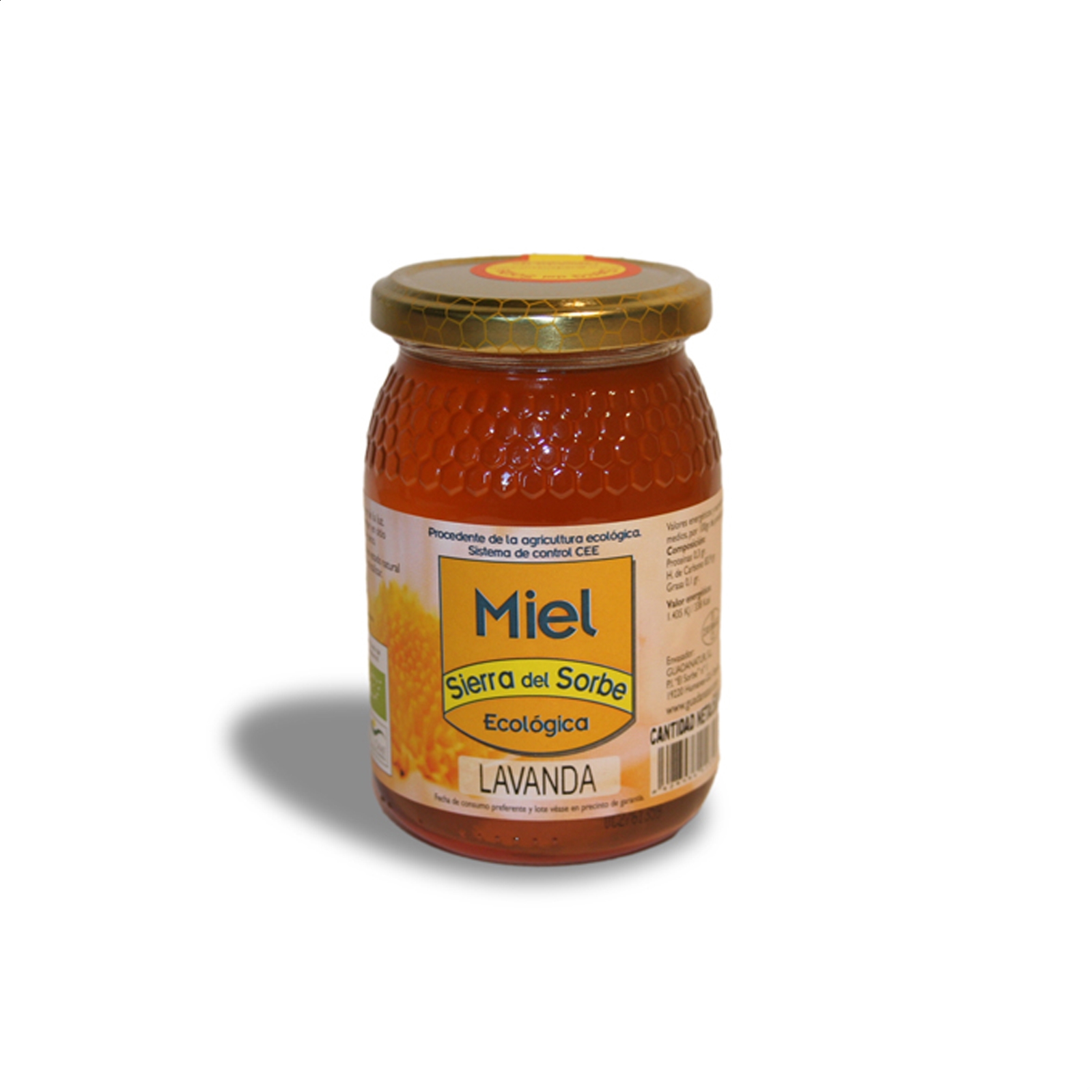 Sierra del Sorbe – Miel de Lavanda ecológica 500g, 3uds