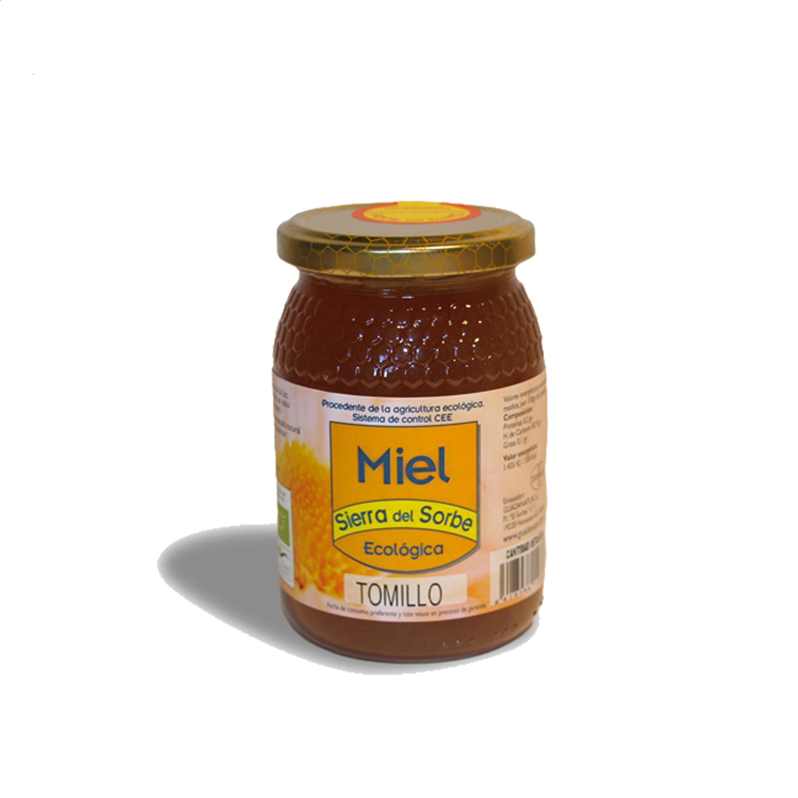 Sierra del Sorbe – Miel de Tomillo ecológica 500g, 3uds