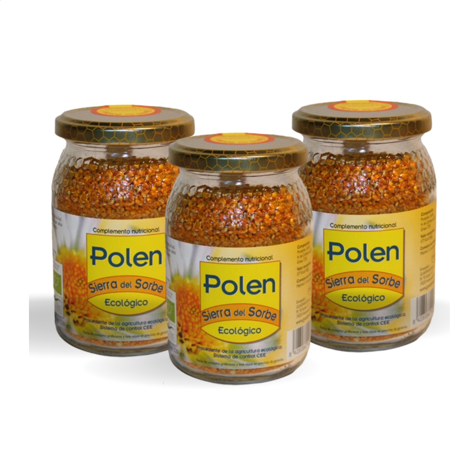 Sierra del Sorbe – Polen ecológico 220g, 3uds