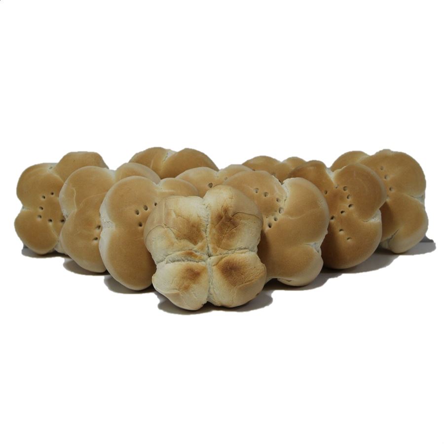 Panificadora Pedro y Miguel - 10 panecillos mini IGP Pan de Cruz de Ciudad Real