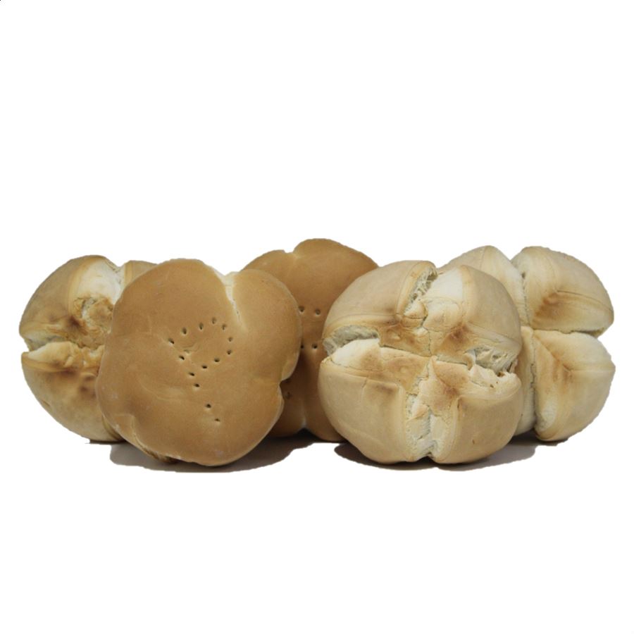 Panificadora Pedro y Miguel - 5 panecillos mini IGP Pan de Cruz de Ciudad Real