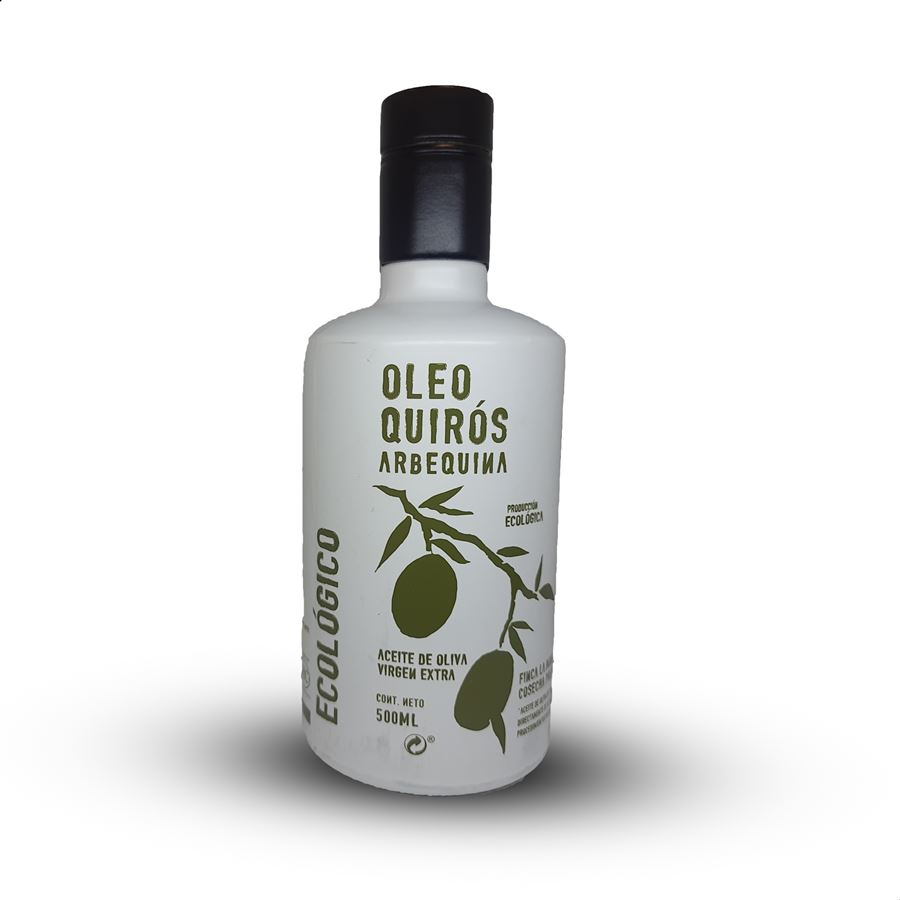 Oleo Quirós - AOVE Arbequina ecológico 500ml, 1ud