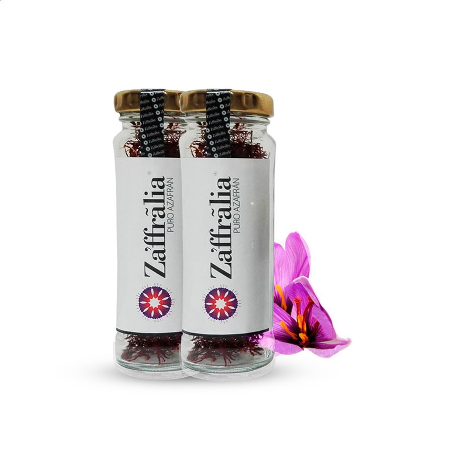 Zaffralia – Azafrán serie oro D.O.P. Azafrán de La Mancha 4g, 2uds