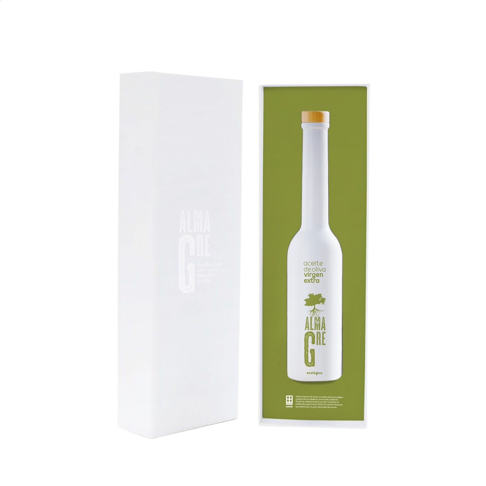 Almagre - Estuche de AOVE Ecológico Picual Almagre 500ml, 6uds