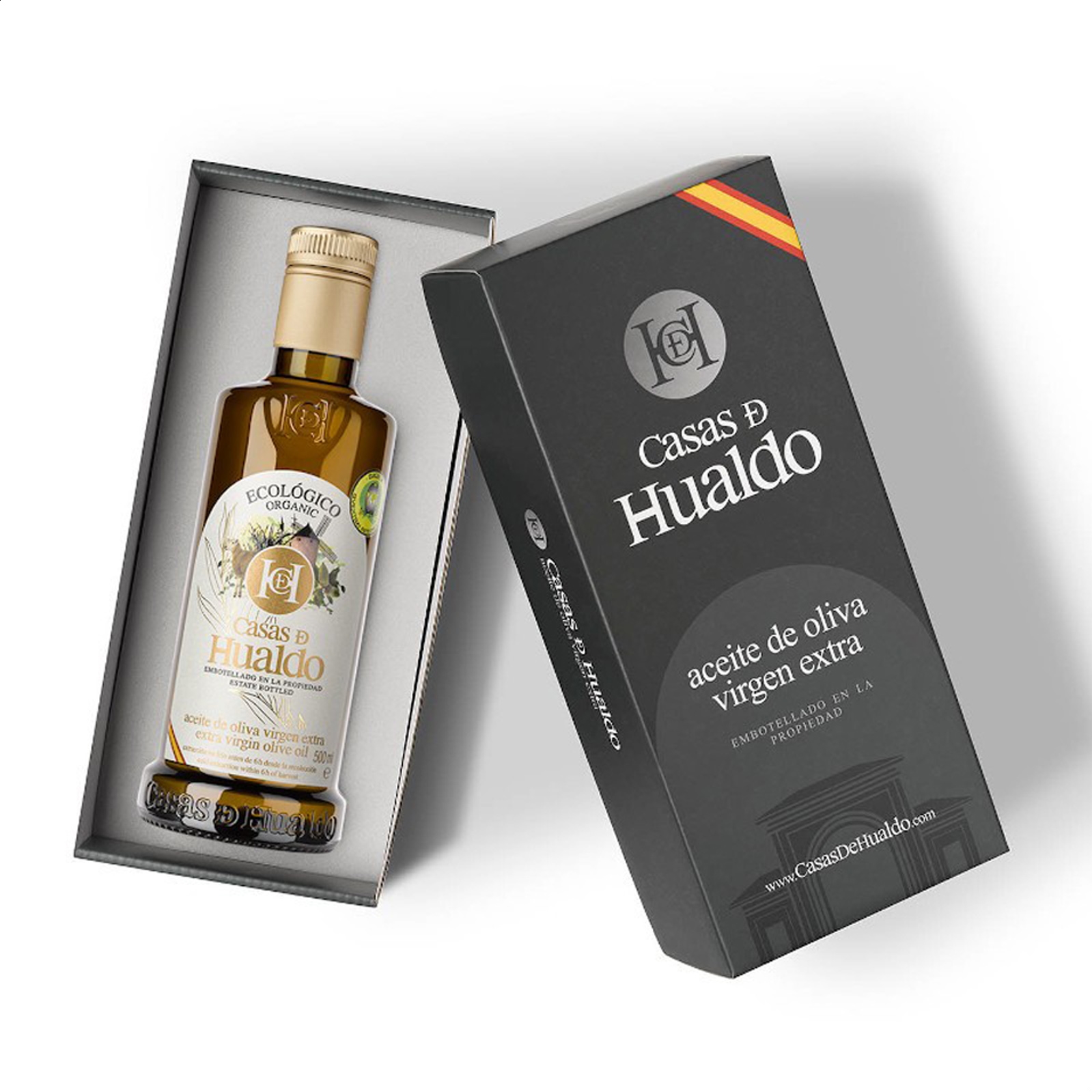 Casas de Hualdo - AOVE ecológico 500ml, 1ud