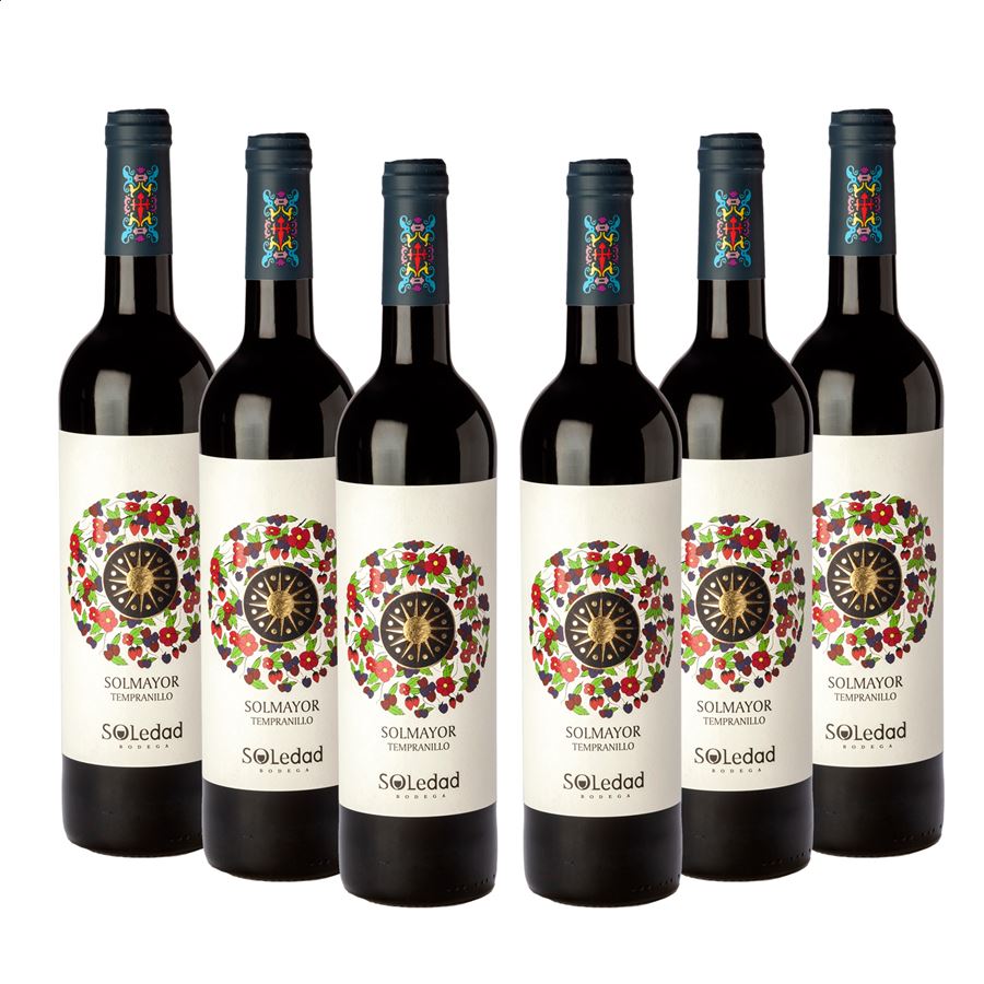 Bodega Soledad - Solmayor Tempranillo joven D.O.P. Uclés 75cl, 6uds