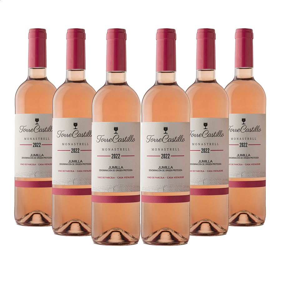 Bodega Torrecastillo – Vino Rosado 2022 D.O.P. Jumilla 75cl, 6uds