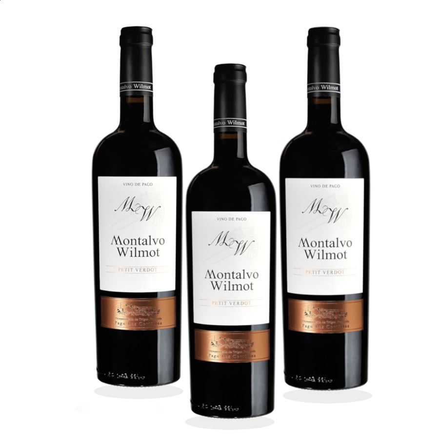 Bodegas Montalvo Wilmot - Petit Verdot 2018 D.O.P. Pago Los Cerrillos 75cl, 3uds