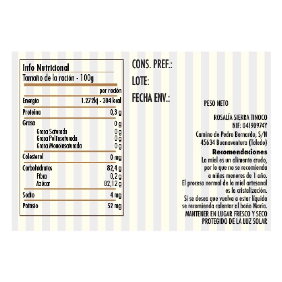 Miel Buenaventura - Miel Clara 1Kg, 4uds