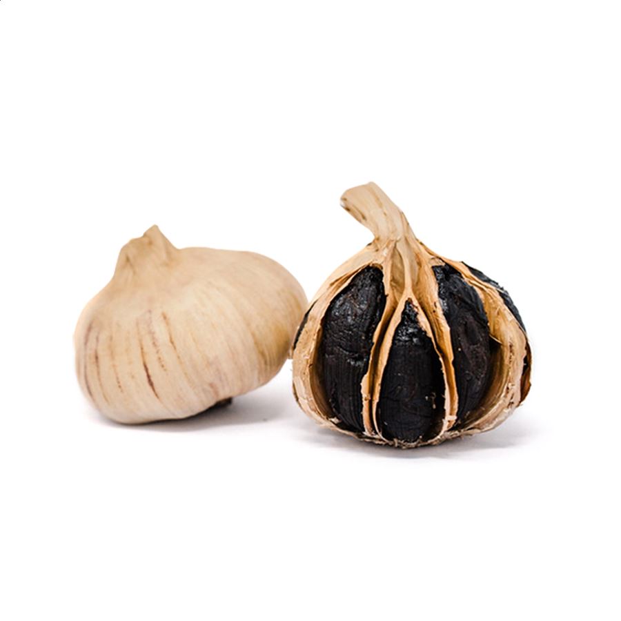 Black Garlic King - Ajo negro ecológico en cabezas 80g, 6uds
