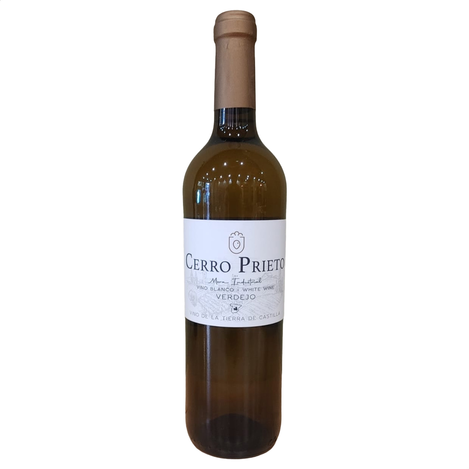 Cerro Prieto - Vino blanco Verdejo IGP Vino de la Tierra de Castilla 75cl, 6uds