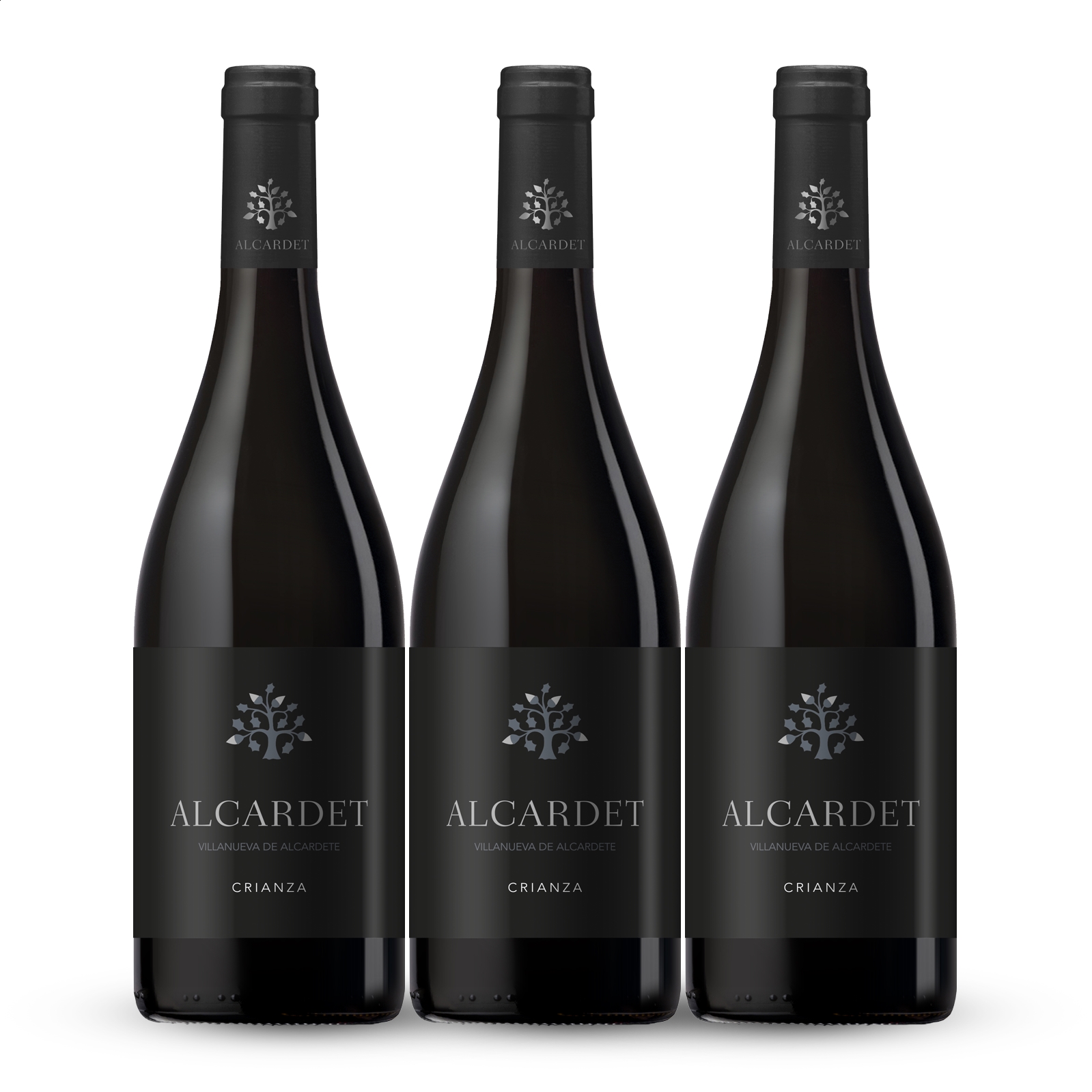 Bodegas Alcardet - Vino tinto Alcardet 12 meses tempranillo IGP Vino de la Tierra de Castilla 75cl, 3uds