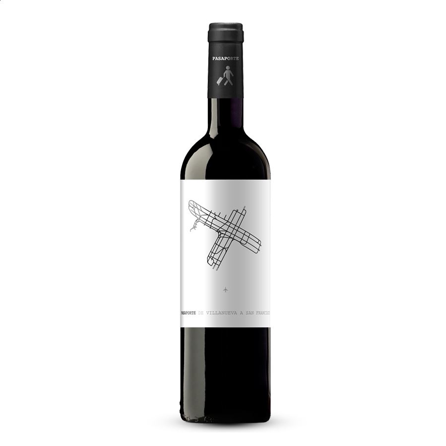 Bodegas Alcardet - Lote Pasaporte vino blanco y tinto IGP Vino de la Tierra de Castilla 75cl, 2uds