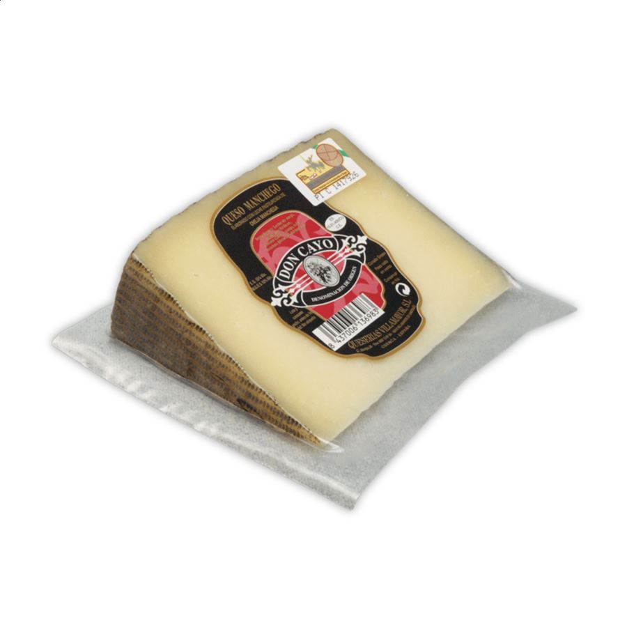 De La Huz - Lote de quesos Don Cayo semicurado, curado y viejo D.O.P. Queso Manchego 250g, 3uds