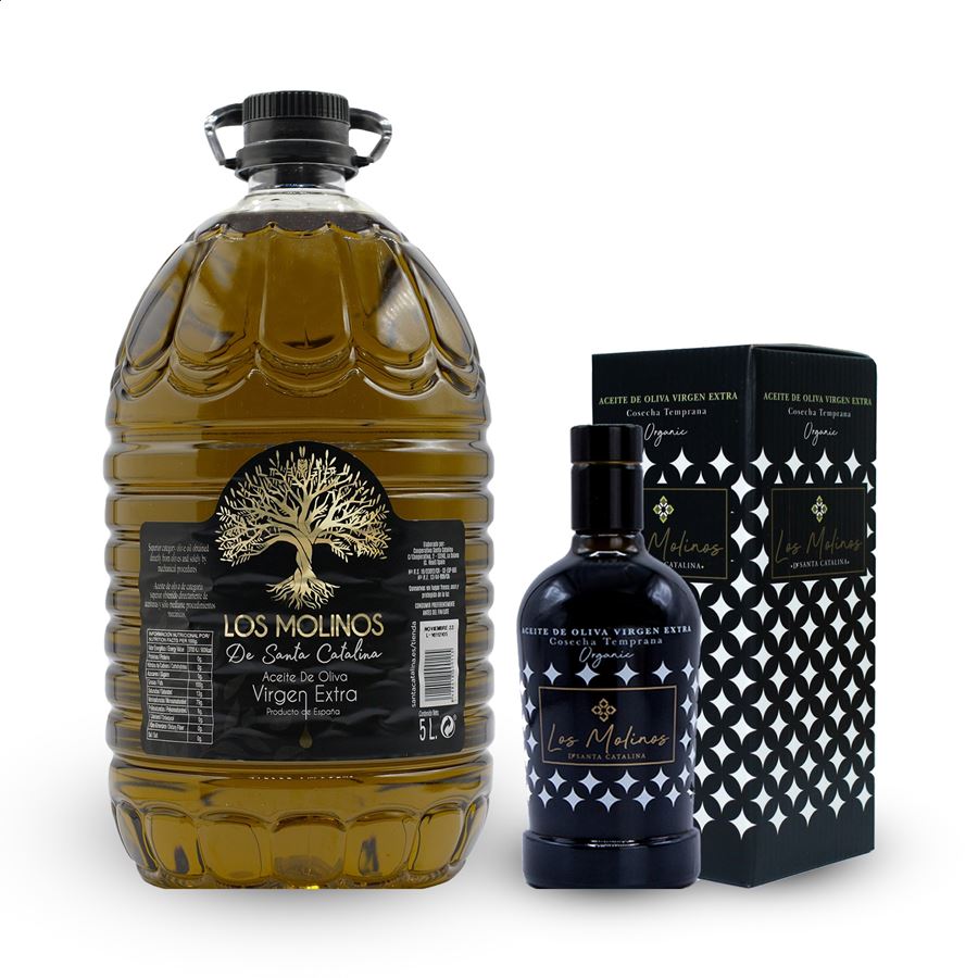 Cooperativa Santa Catalina - Lote aceite de oliva extra virgen ecológico, 2uds