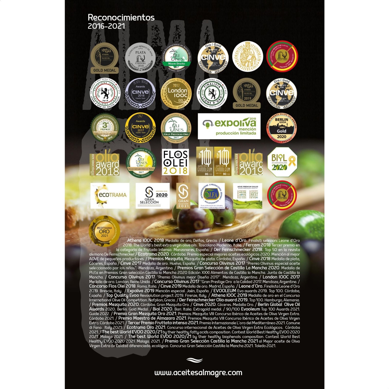 Almagre - AOVE Ecológico Picual edición limitada 500ml, 1ud